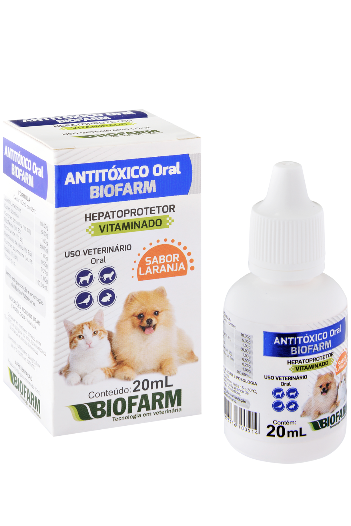 Antitóxico Oral 20ml Hepatoprotetor Vitaminado