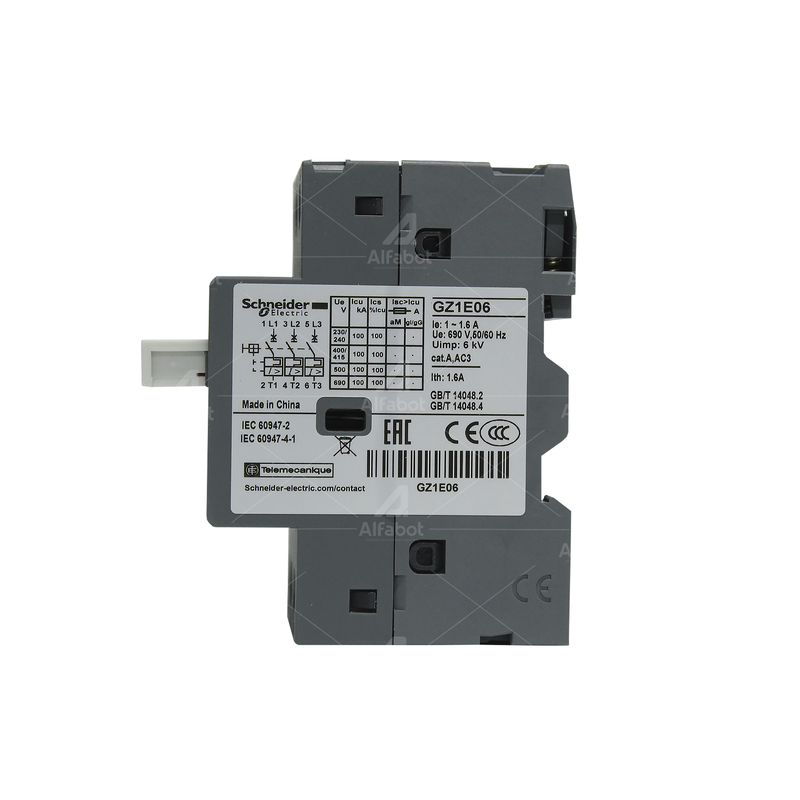 Disjuntor-Motor GZ1E06 1-1.6A - Schneider Eletric