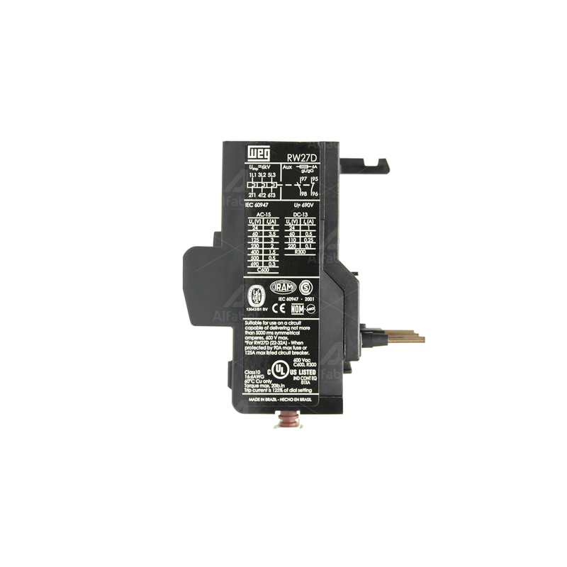 Weg Motors RW27-1D3-U008 | Overload Relay Rw27-1D3-U008 | WEG