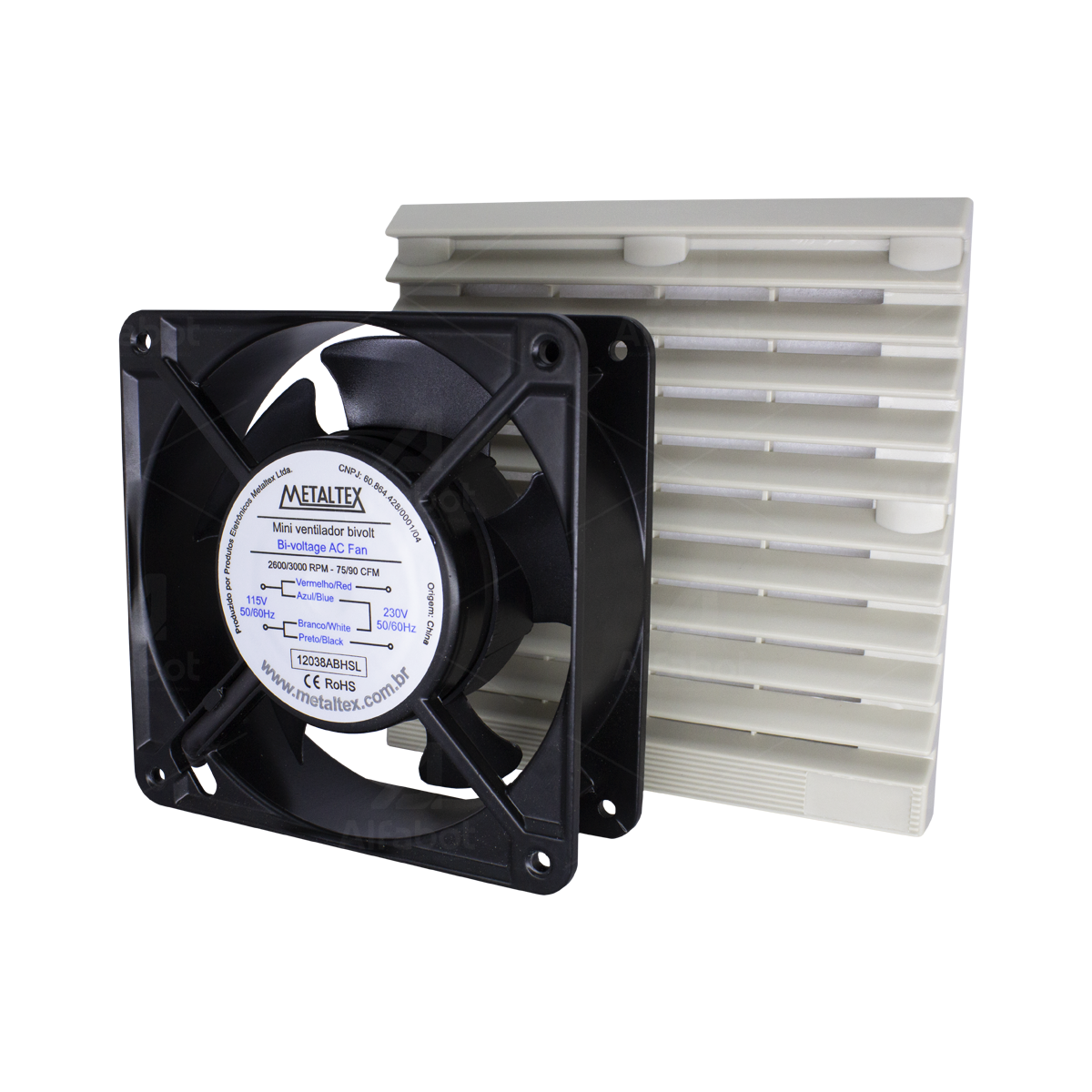VENTILATORE ASSIALE COMPATTO 80x80x25 - 5029
