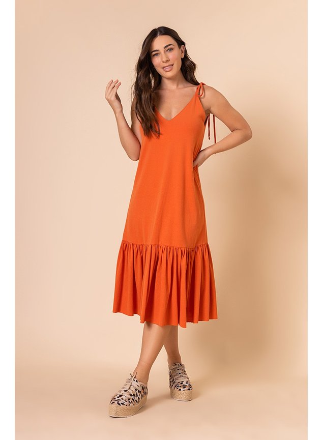 ves0214 vestido midi malha soft laranja alma catarina 01