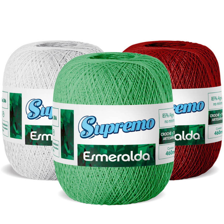 Novelo Esmeralda - Supremo Fios Novelo Esmeralda - Supremo Fios