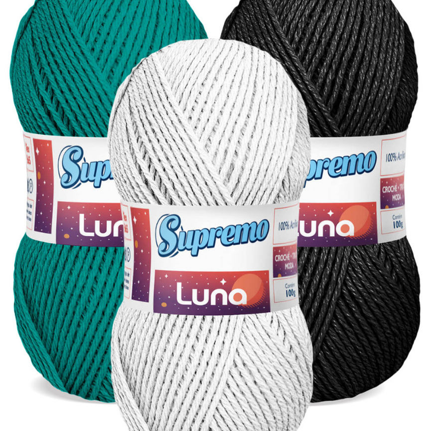 Novelo Lã Luna - Supremo Fios Novelo Lã Luna - Supremo Fios