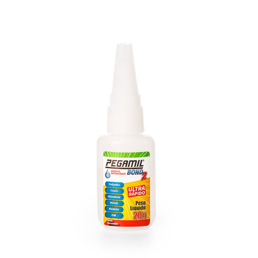 Cola Pegamil Instantânia Artesanato 20G - Pegamil Cola Pegamil Instantânia Artesanato 20G - Pegamil