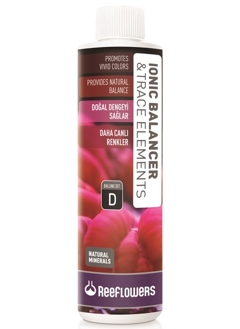 Balanço Iônico de Balling Ionic Balancer & Trace Elements D - ReeFlowers