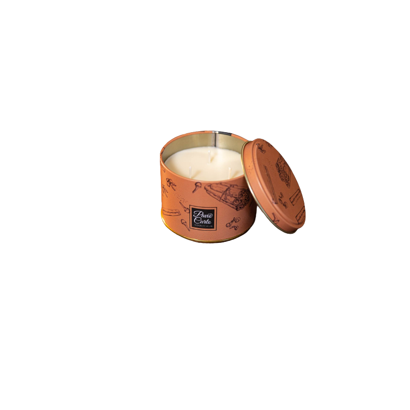 Vela na Lata Perfumado Cravo e Canela