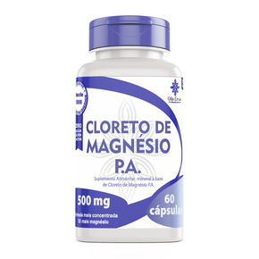 Cloreto De Magnésio Pa 650mg - 60 Cápsulas
