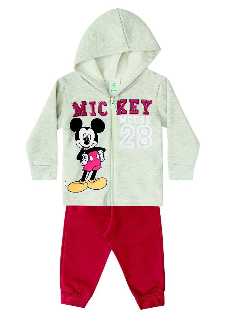 Conjunto de moletom do best sale mickey infantil