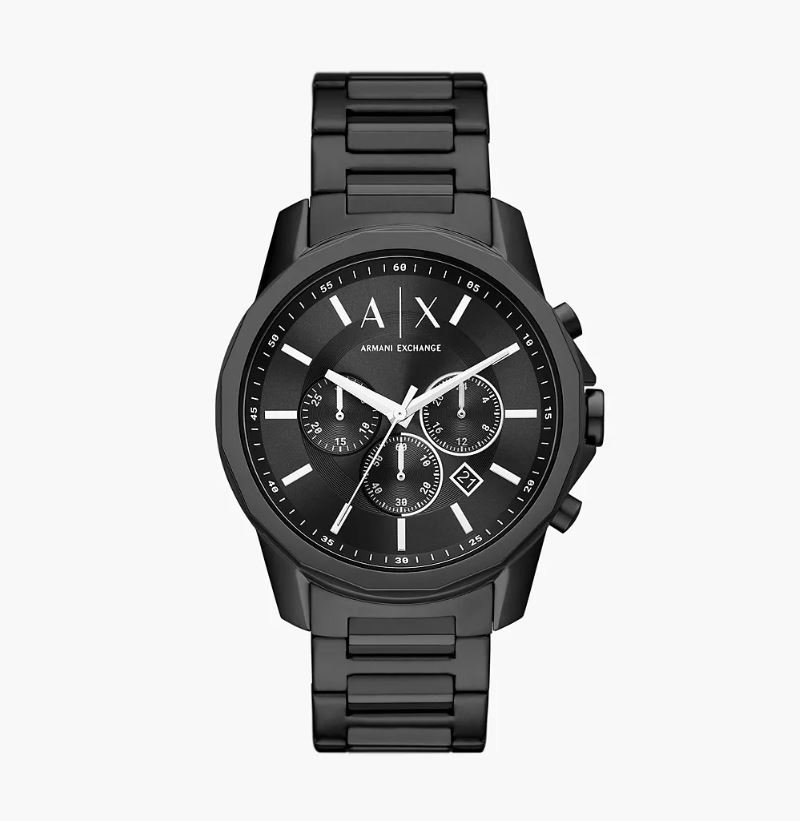 Rel gio Armani Exchange Masculino Cron grafo Preto AX1722