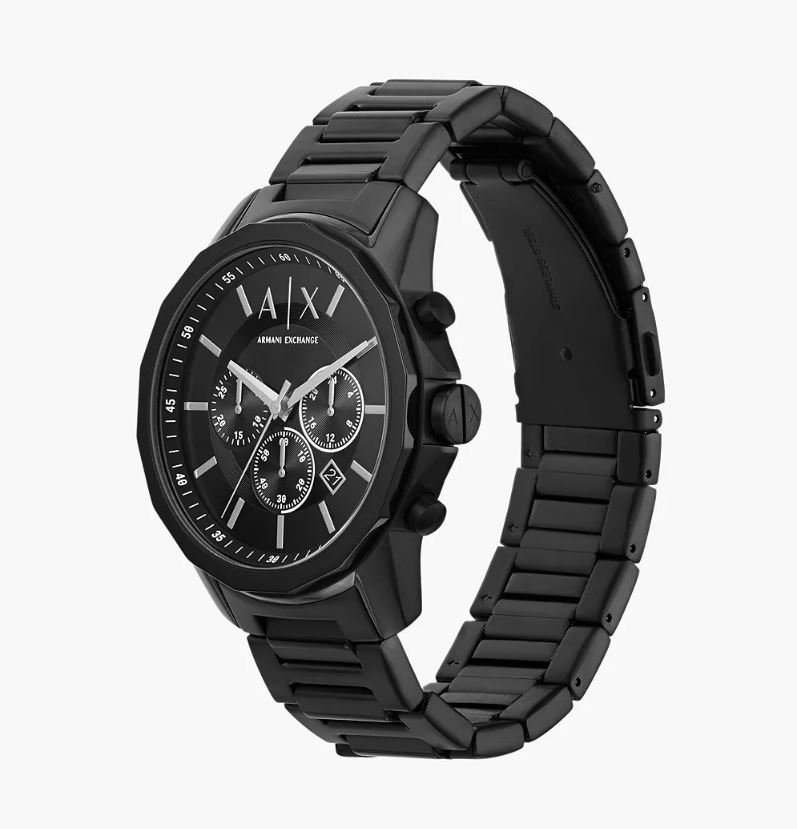 Rel gio Armani Exchange Masculino Cron grafo Preto AX1722