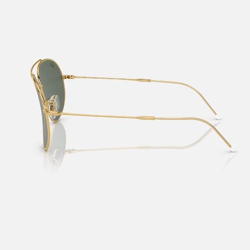 RayBan Aviator Black and Gold lentes de sol polarizados - TIME