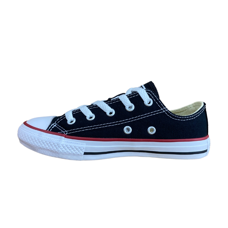 Tênis All Star CK40007 Infantil Preto Vermelho Preto