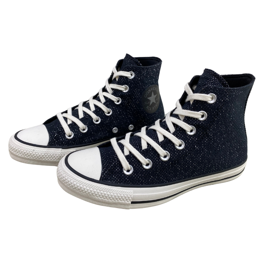 Tenis All Star Preto Brilho Cano Alto Feminino Premium