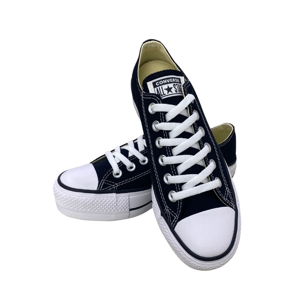 All star branco hot sale com listra preta