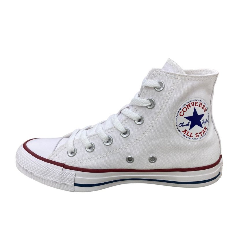 Tênis All Star Converse Chuck Taylor Cano Alto Branco CT00040001 - WQSurf