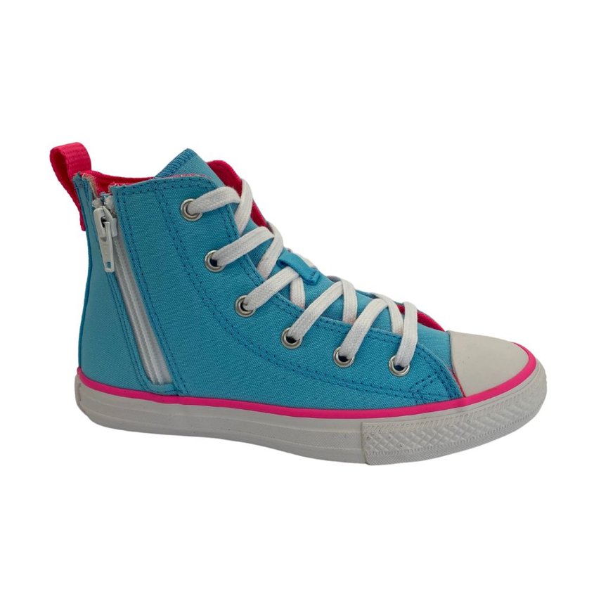 Tênis Infantil All Star Converse Chuck Taylor Hi Rosa Choque