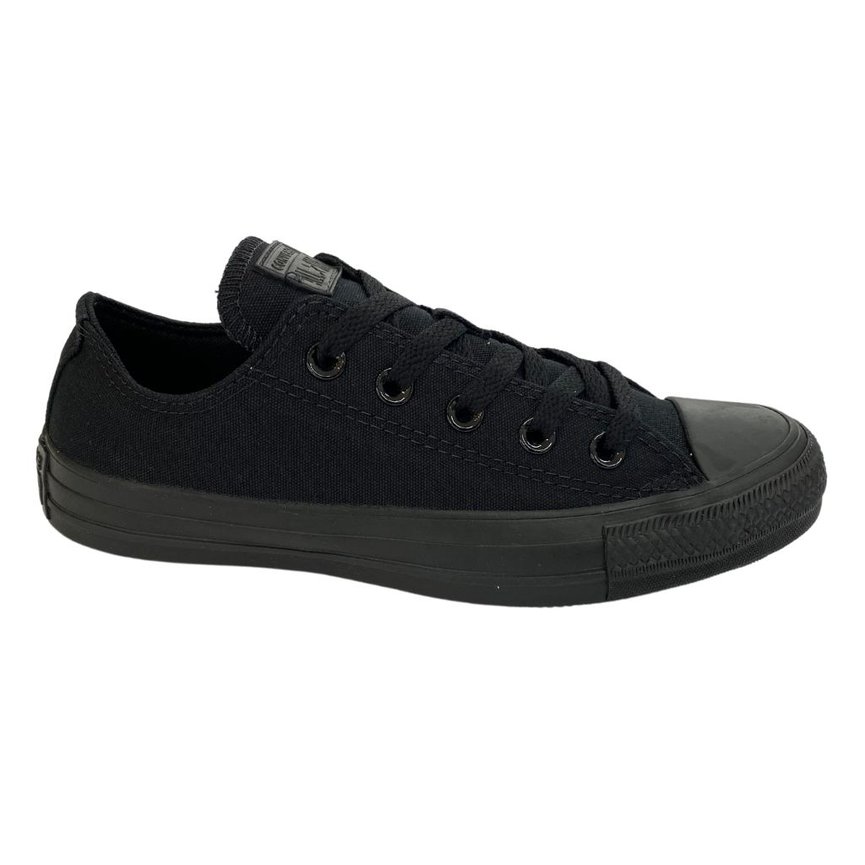 Tênis Converse ALL Star Sola Baixa Preto Vermelho Cano Baixo Casual Tênis  unisex Feminino e Masculino