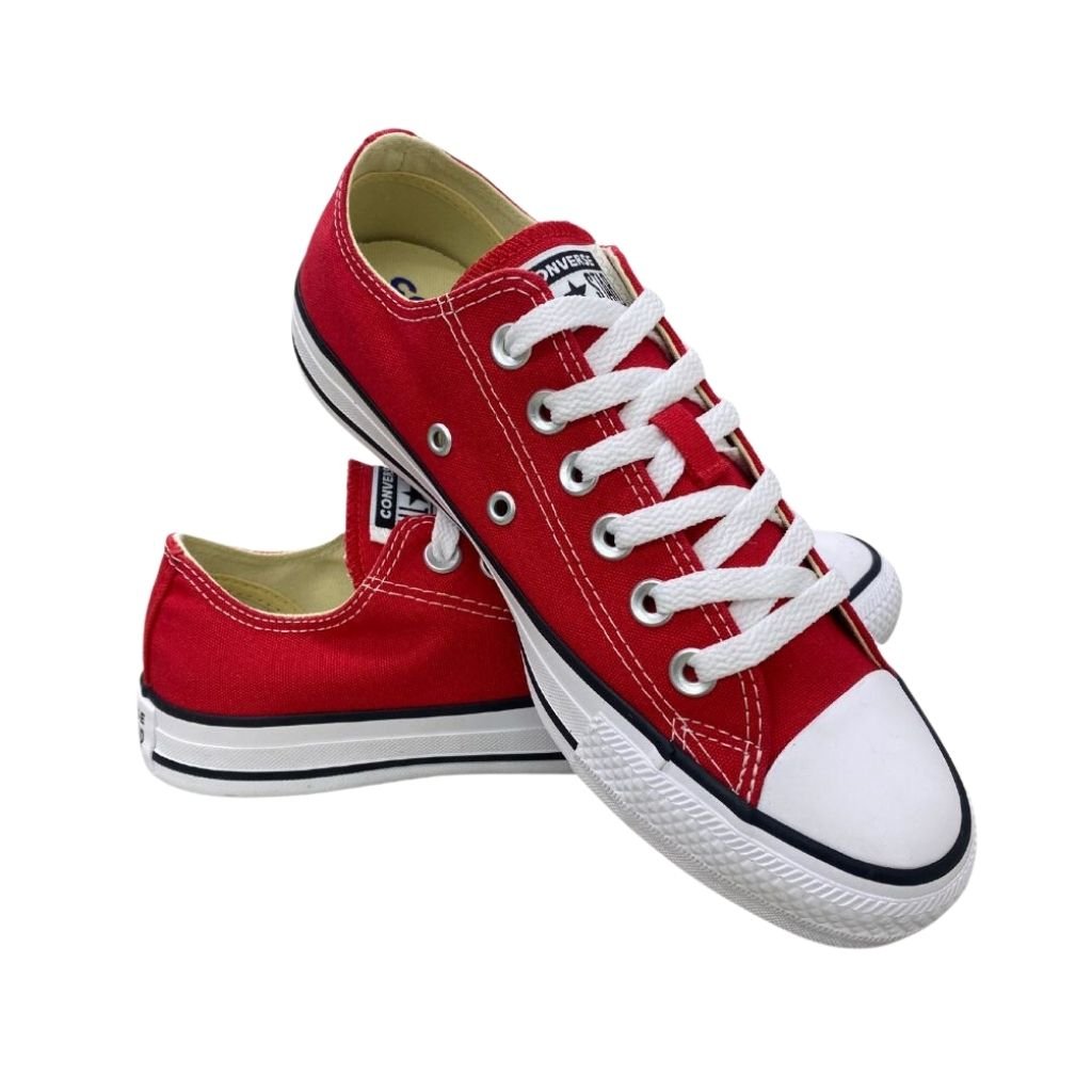 All star sale converse feminino vermelho