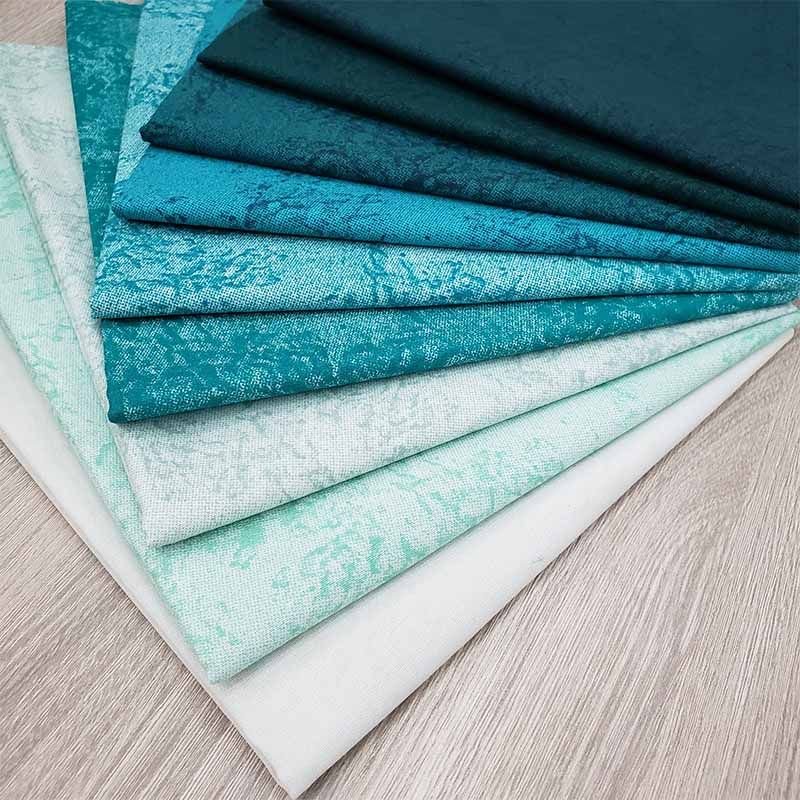 Kit Tecidos Alecrim Caribe (9 Cortes De 1 m x 1,40 m)