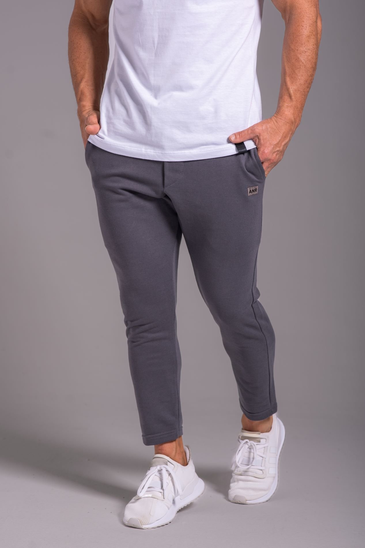 Calça moletom hot sale slim fit