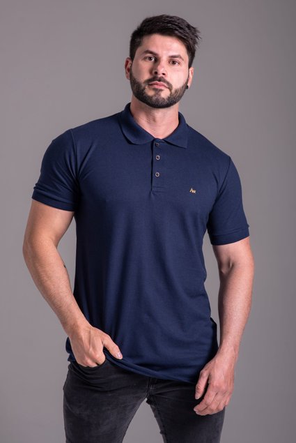 Camisa Polo Assn Uspa - Azul Petróleo