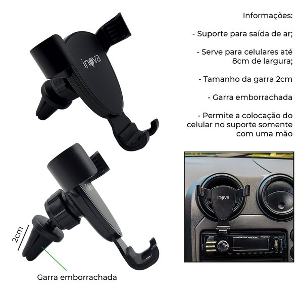 Suporte de celular para carro – World Shop