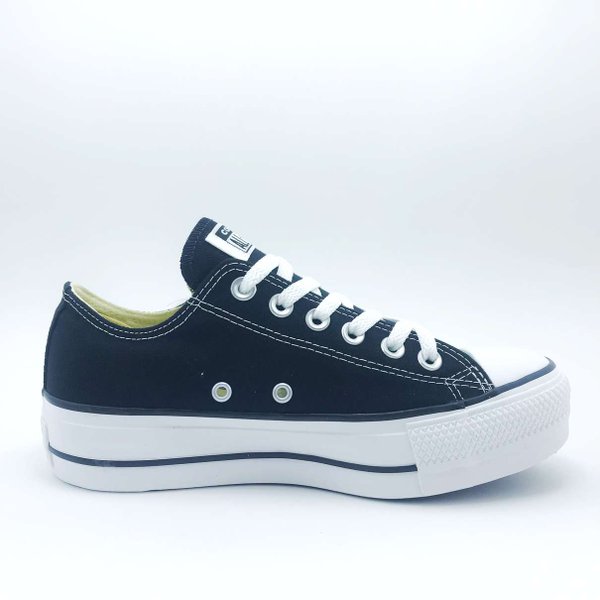 Tênis Converse Chuck Taylor All Star Preto Prata Brilho - Via