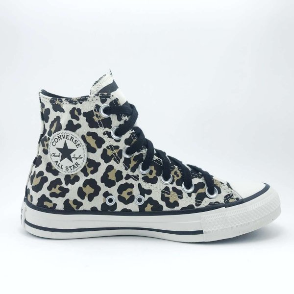 Tênis Converse Feminino All Star Chuck Taylor Onça Bege