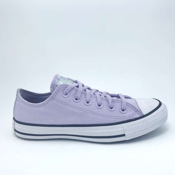 Tênis Converse Chuck Taylor All Star Ox Authentic Glam Bege Claro