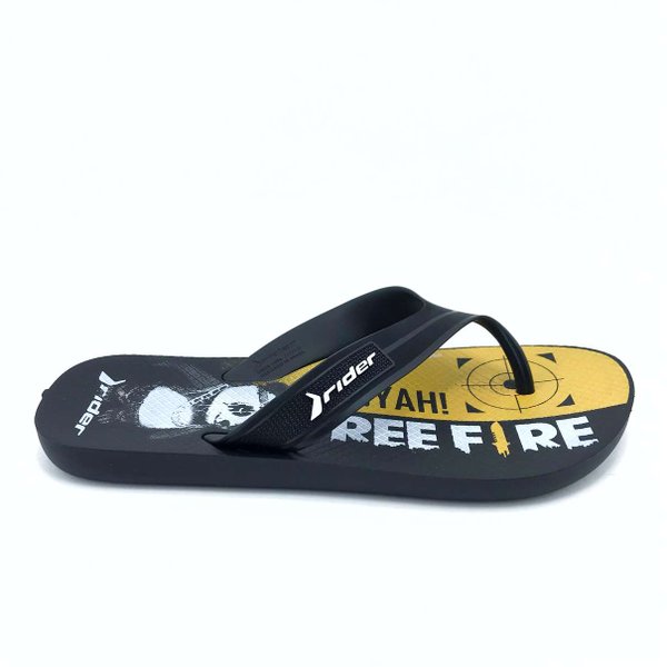 Chinelo De Dedo Masculino Free Fire Angelical Preto - Compre Agora