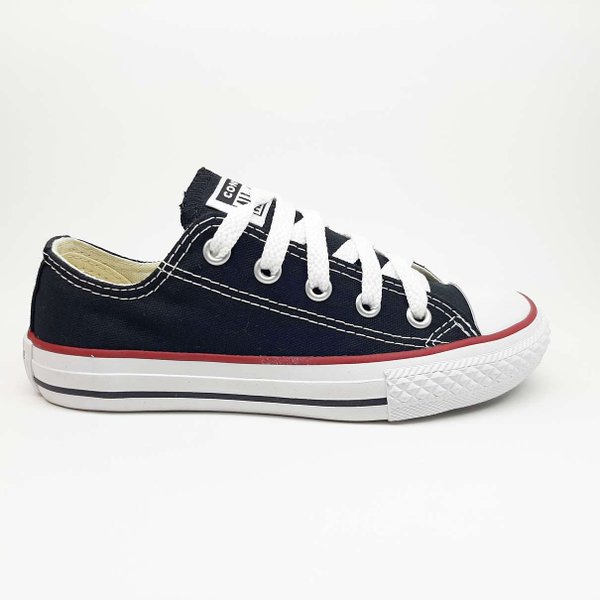 Tênis All Star CK00020007 Infantil Preto Vermelho Branco