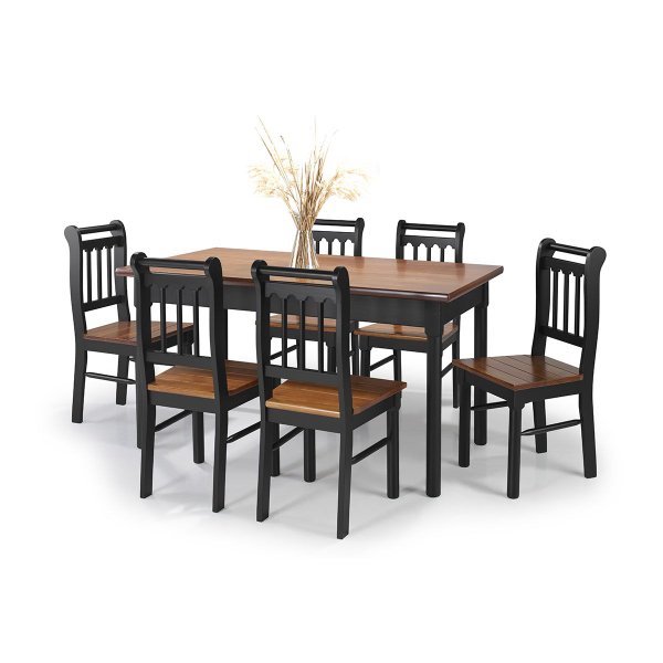 Cadeiras conjunto para jantar Cozinha ou loja de j Jogo de cadeira de  jantar de 6 mobiliário moderno retro de madeira de plástico para cozinha  restaurante sala de estar mesa de lavagem