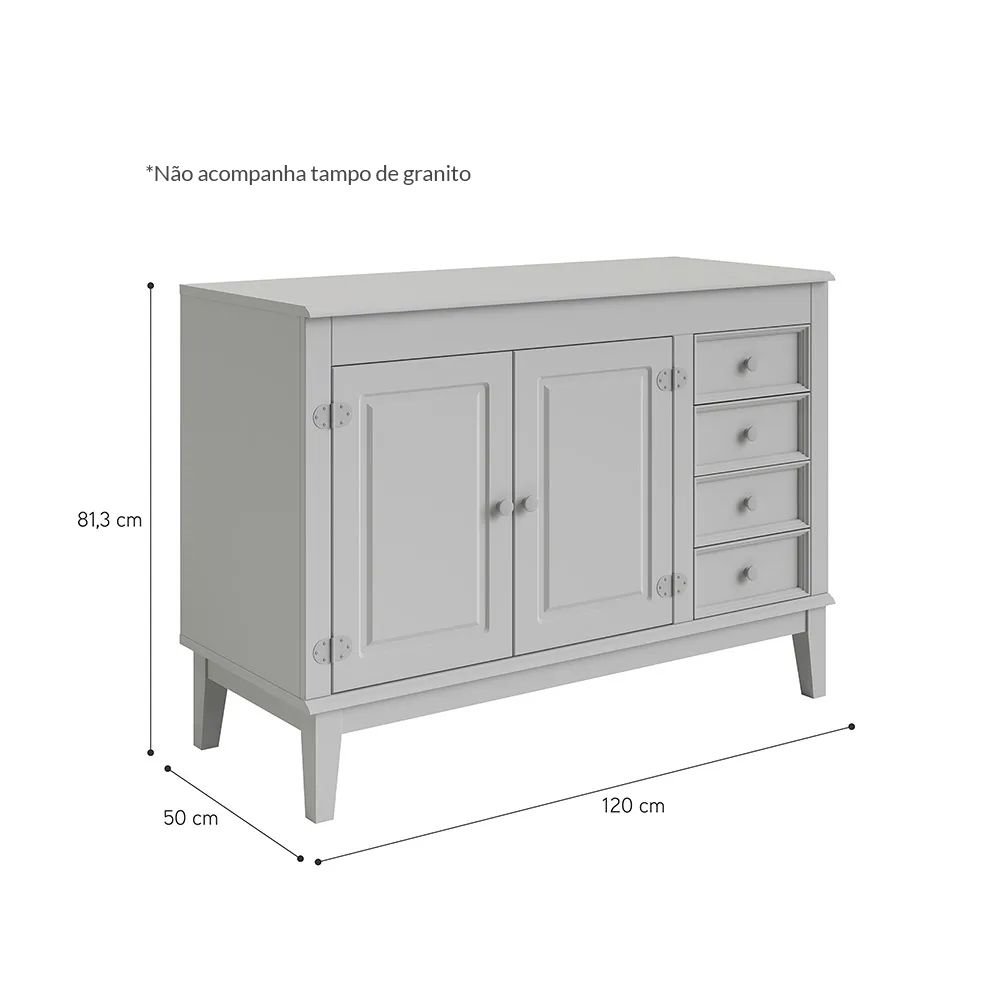 Cozinha Modulada Nova Mobile CJ04.057 Montana SE