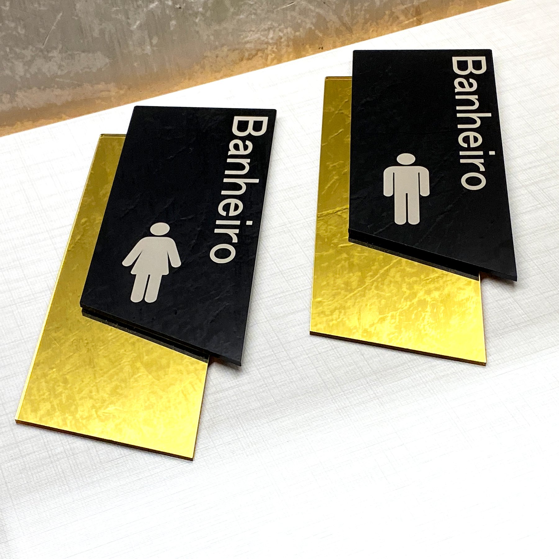 Placas de Identificação de Portas Acrílico | Archneer