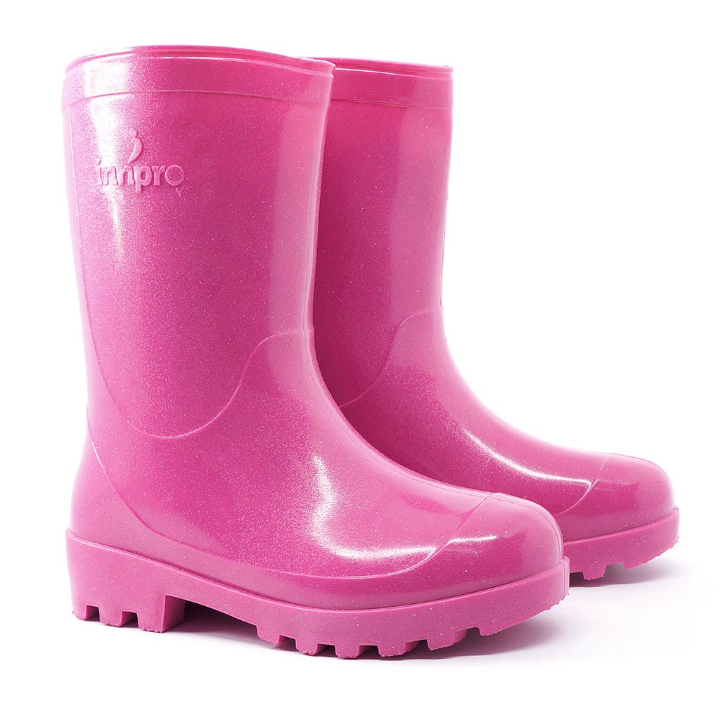 Bota de hot sale borracha infantil rosa