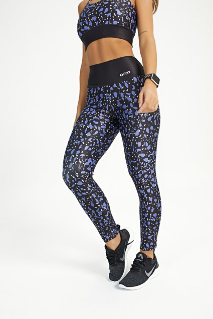 Legging feminina fitness bubble