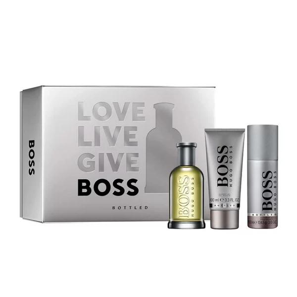 Kit Perfume Hugo Boss Bottled Eau de Toilette Masculino 100ml