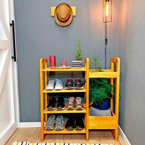 estante de madeira pinus linea organizer carvalho 1