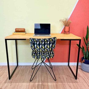 mesa para escritorio de ferro e madeira 120cm style industrial nozes e preto 2 web