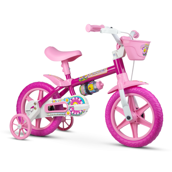 bicicleta nathor aro 12 feminina menina aster bike shop 2 flowers