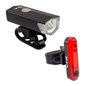 Farol Bike GTA 120 Lúmens com Sinalizador Traseiro Vista Light 10 Lumens