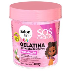 62822 gelatina ativadora de cachos infantil sos cachos hidratacao salon line kids 400g