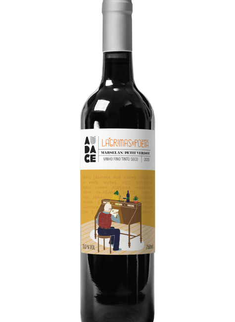 Vinho Tinto Marselan/Petit Verdot Lágrimas do Poeta Audace Wine Vinho Tinto Marselan/Petit Verdot Lágrimas do Poeta Audace Wine