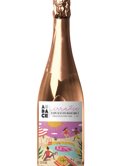 Espumante Rosé Brut Irradia Audace Wine Espumante Rosé Brut Irradia Audace Wine