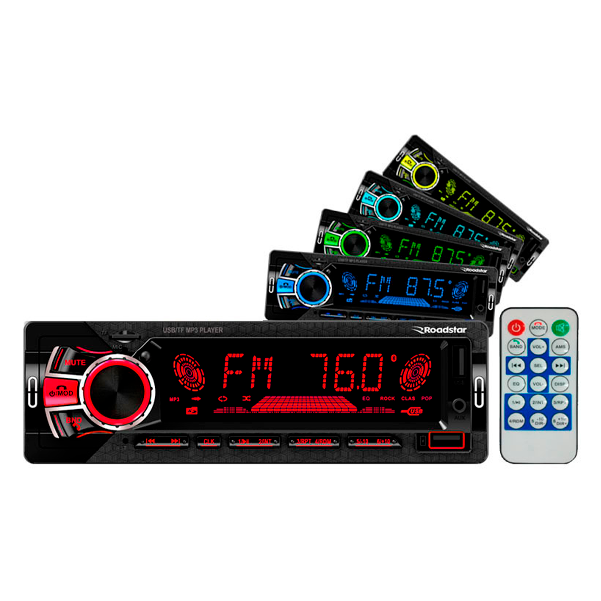 Auto Rádio Roadstar Fm RS2751BR Plus
