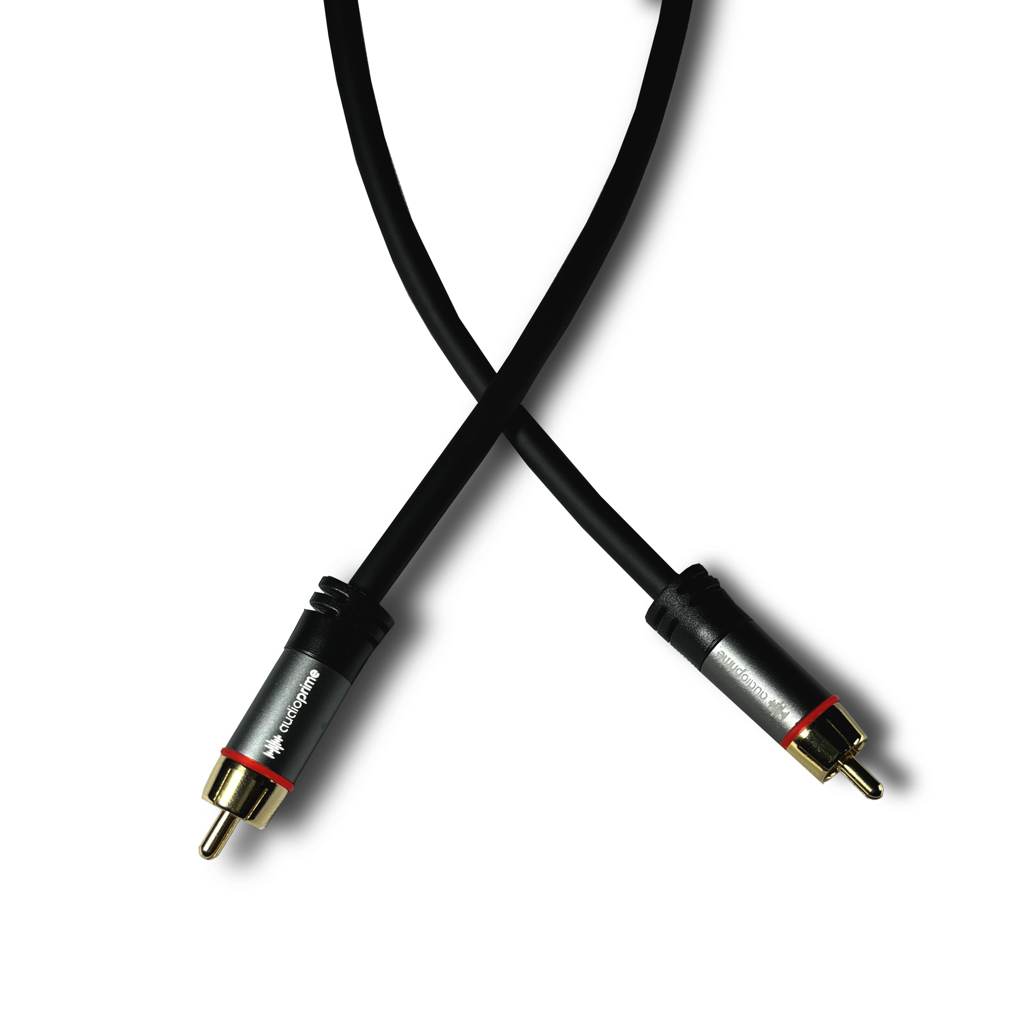 Cabo de Subwoofer RCA Blindagem Dupla Audio Prime OFHC 50 Ohms 3