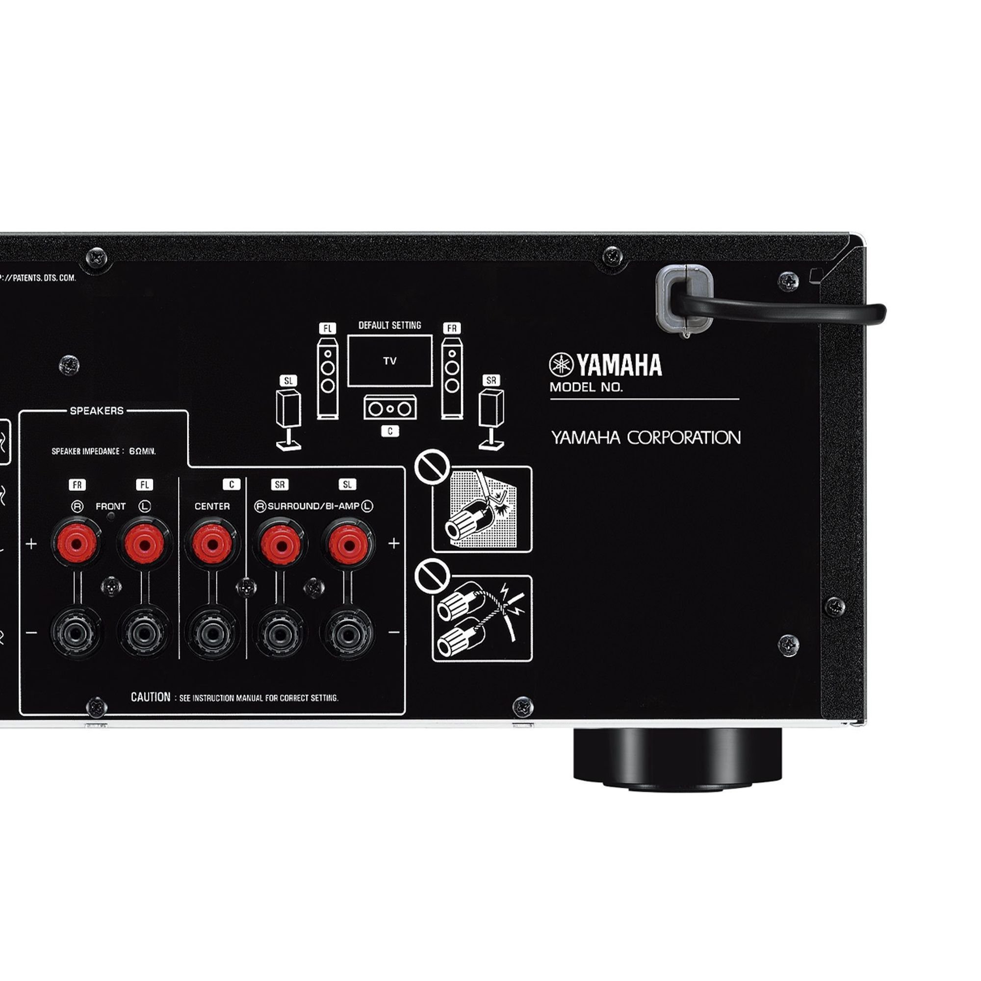 Receiver Yamaha RxV385 Bl 5.1ch Bluetooth 4k 3d Bivolt