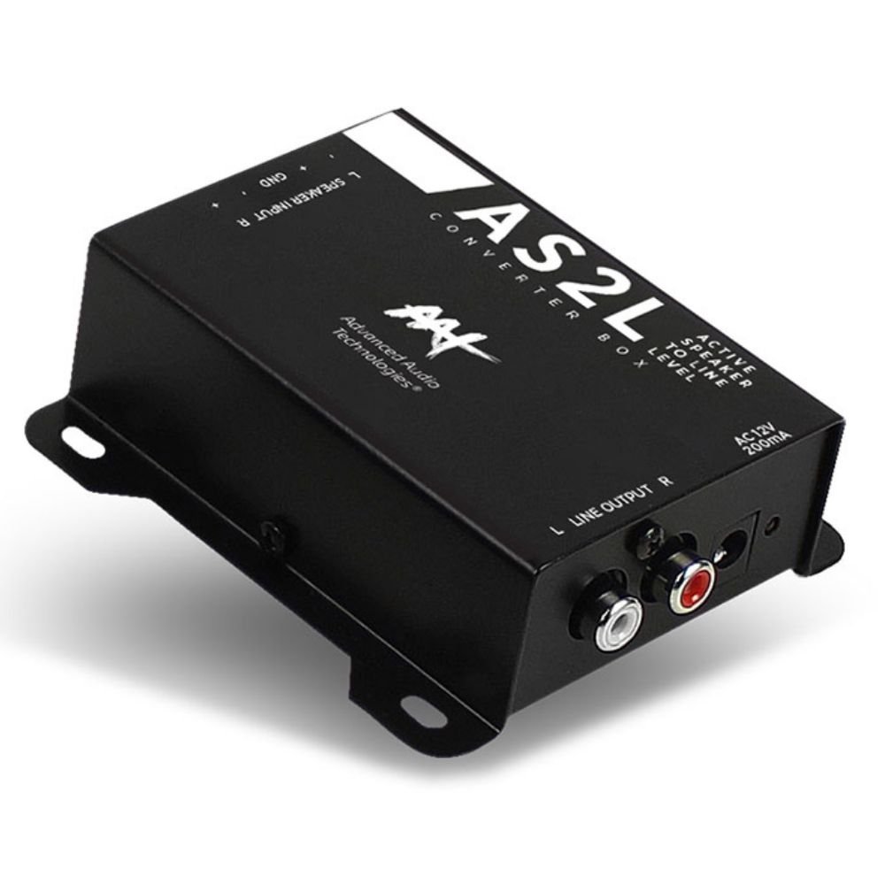 Aat Active Speaker To Line Level Converter Box As2l