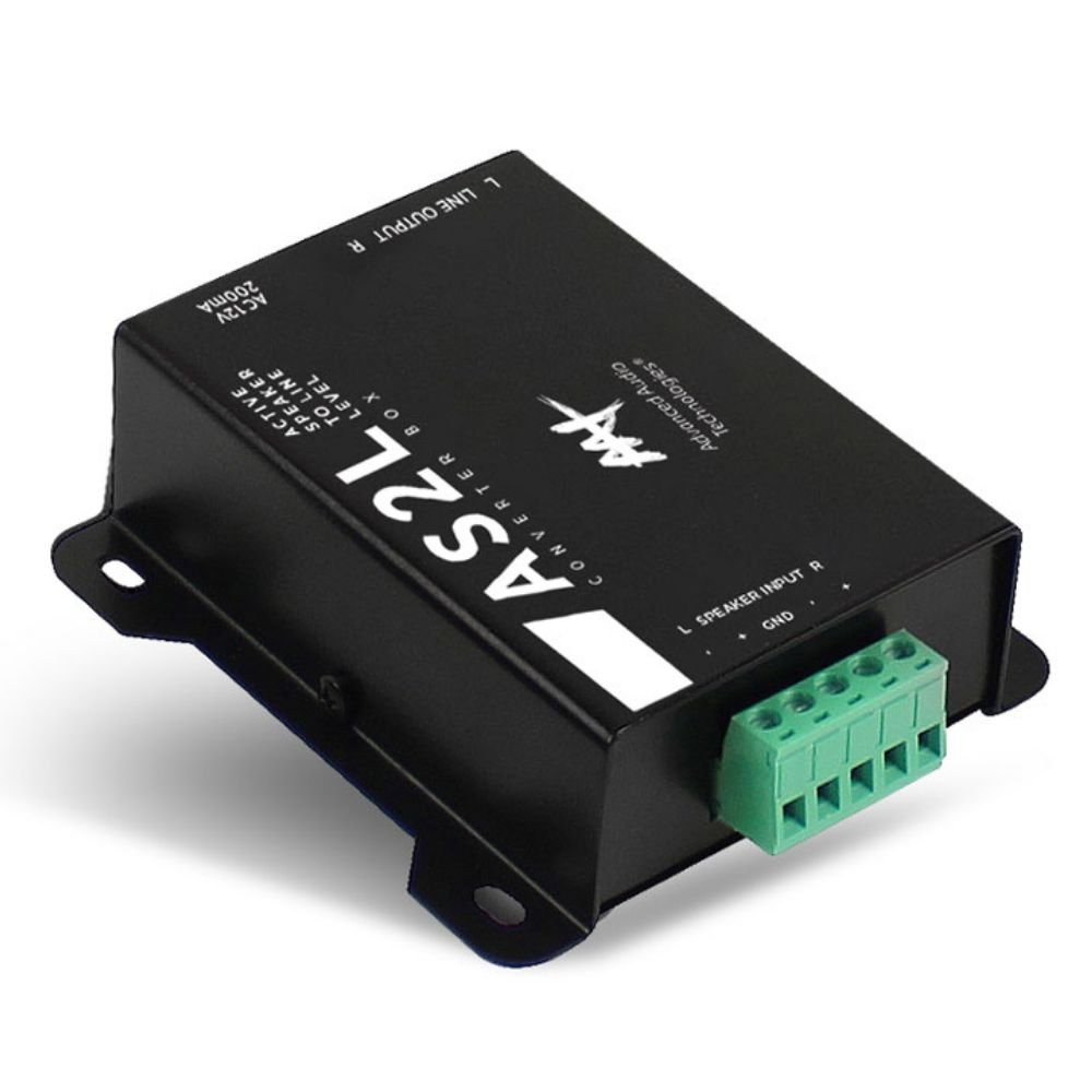 Aat Active Speaker To Line Level Converter Box As2l