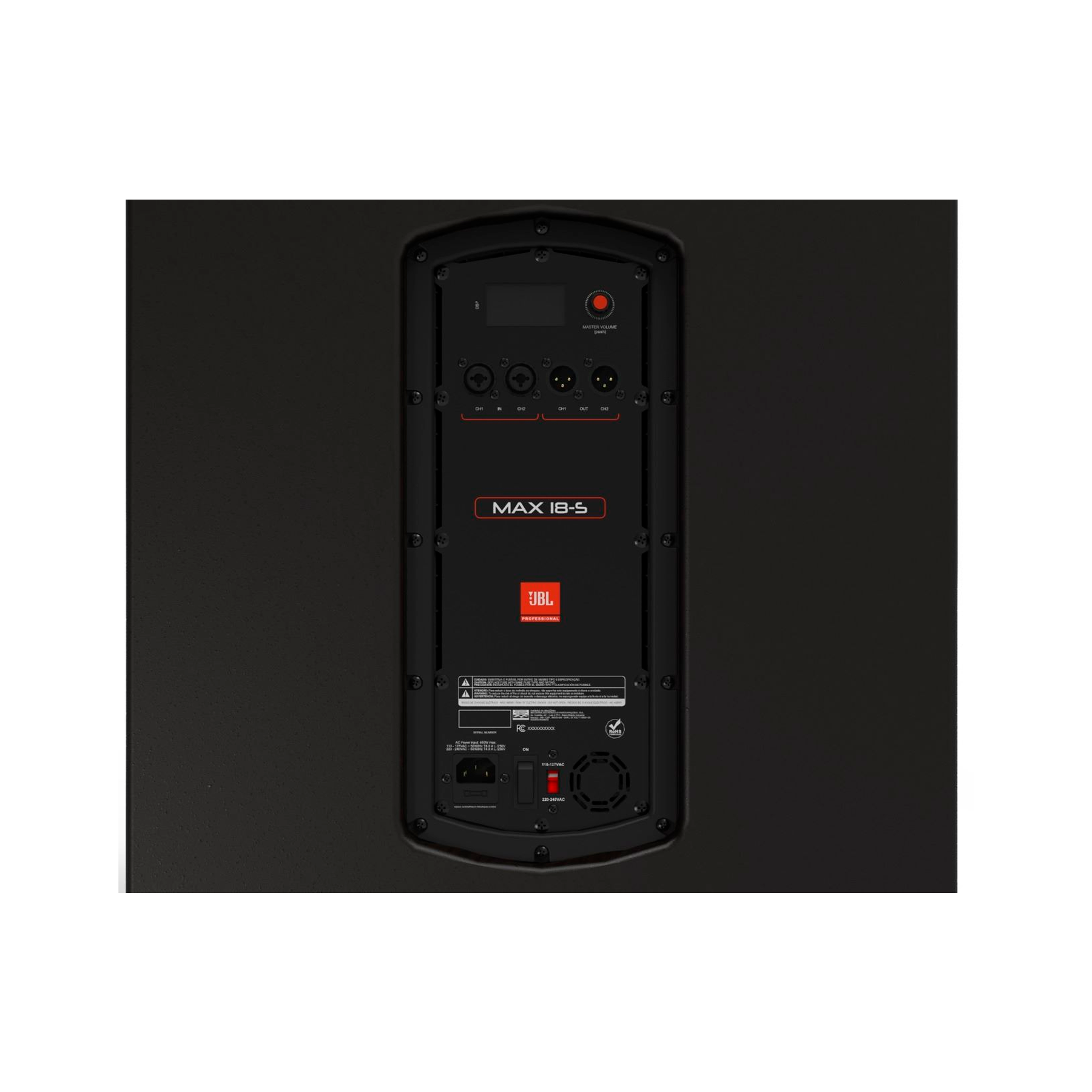 Subwoofer Ativo Amplificado JBL MAX 18S - Audio Prime